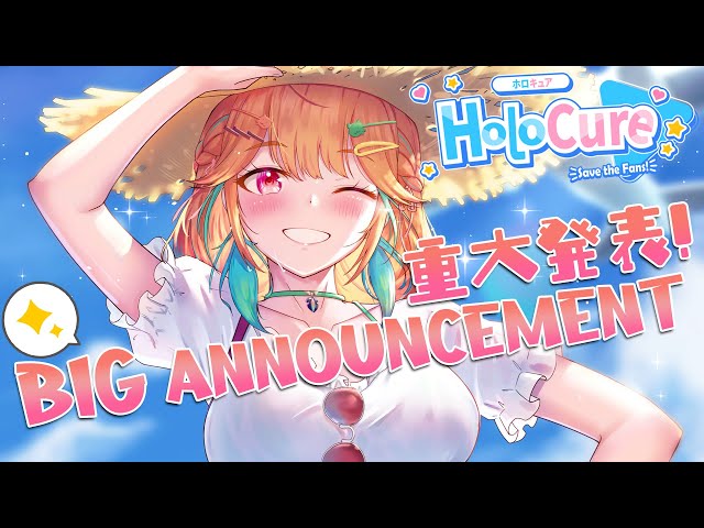 【HOLOCURE】BIG ANNOUNCEMENT but not until I clear STAGE 3&4!! #kfp #キアライブのサムネイル