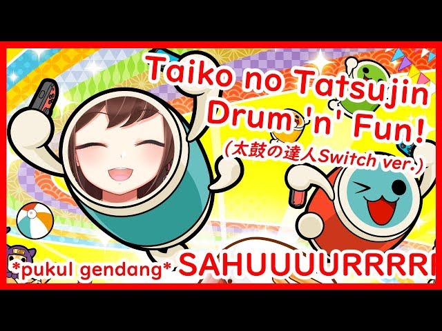 (Taiko no Tatsujin: Drum 'n' Fun!) akhirnya main rhythm game manteman【NIJISANJI ID | Hana Macchia】のサムネイル