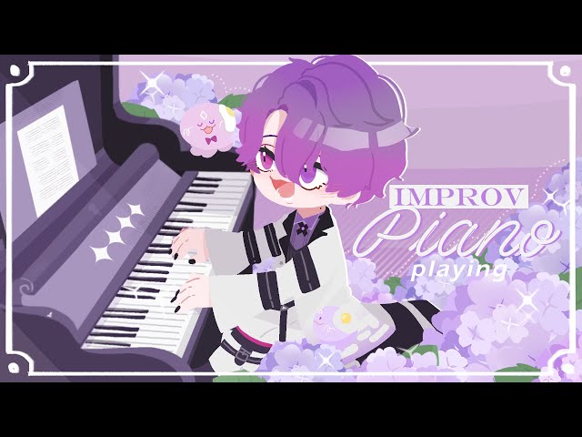 【PIANO STREAM】playing and humming whatever comes out【NIJISANJI EN | Uki Violeta】のサムネイル