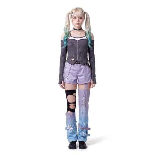 [CALFCOS] にじさんじ Rei7（れいな） コスプレ衣装 セット アニメキャラクター風 変装 仮装 イベント ハロウィン 学園祭 文化祭 コスチューム レディース メンズ フルセット