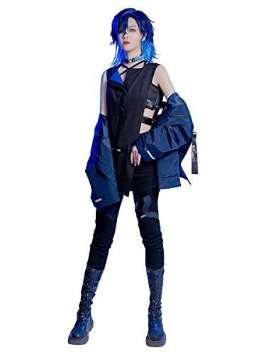[Ｈｓｏｏｘｙ] Yugo Asuma 遊間ユーゴ コスプレ 衣装 YouTuber VTuber コスプレ にじさんじ コスプレウィッグ コスチューム かつら バーチャル 衣装 Noctyx 演出服 舞台装 文化祭 ハロウイーン パーティー 変装