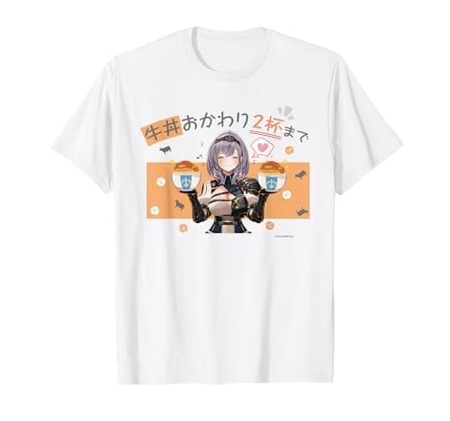 【白銀ノエル】ホロぐら名場面 Tシャツ