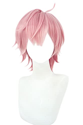 コスプレウィッグ Rikka Holostars 律可 (りっか) ピンク 耐熱 ウィッグ かつら wig cosplay 撮影 祭り