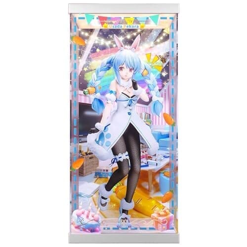 ホロライブ 兎田ぺこら 1/4 B-Style フリーイング 専用 フィギュア ケース 展示ケース (上下照明)