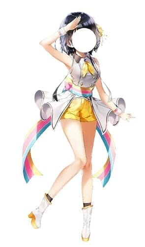 宝*庫 雨ヶ崎笑虹 コスプレ衣装（ウィッグ 靴 別売り） cosplay 二次会 演出 かくさん お盆 プレゼント 祭り 祝日贈り物 コスチューム クリスマス イベント パーティー 文化祭/舞台/日常装/ハロウイーン衣装/仮装/変装 （ご注文後に性別とサイズをお伝えください） (衣装+ウィッグ+靴)