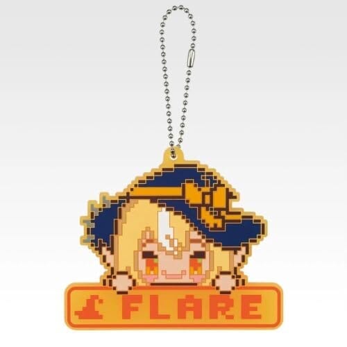 一番くじ ホロ*ライブ ～RPG Style～ ラバーチャーム賞 ラバーチャーム【不知火フレア(ドット絵)】
