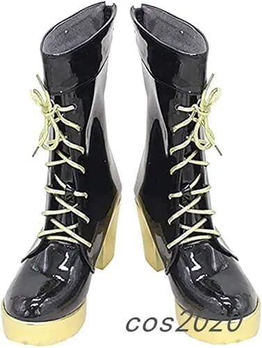 cos2020 Vtuber HOLOSTARS 花咲みやび 風 コスプレ 靴 コスプレブーツ シューズ コスチューム アニメ cosplay shoes (25.5)