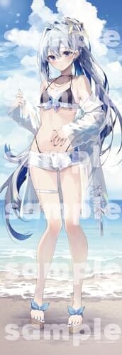 天音 かなた 等身大水着タペストリー おしおしお