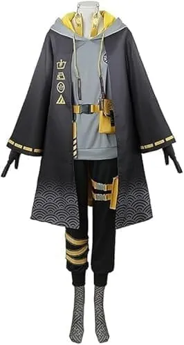[ヤンババです] holostars UPROAR!! 夜十神封魔 やとがみ ふうま コスプレ衣装(ウィッグ 靴別売り)