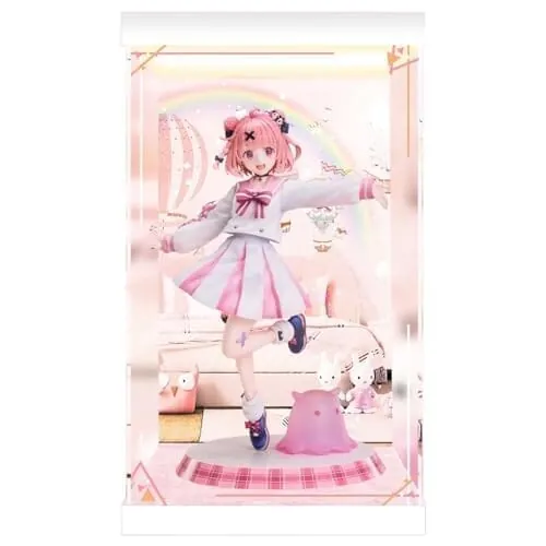 にじさんじ 笹木咲 1/7 専用 アクリルケース LED ライトアップ ショーケース (上下+背景照明)
