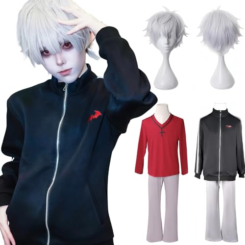 [NOKIJP] ブイチューバー コスプレ 葛葉 コスプレ衣装 Vチューバー コスプレ くずは コスプレ衣装 バーチャルユーチューバー VTuber cosplay にじさんじ （葛葉、M）-ZZ