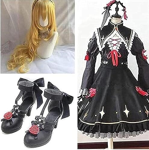 [衣之坊] にじさんじ バーチャルYouTuber VTuber 卯月コウ コスプレ衣装+髪飾り+ウィッグ+靴 お盆 舞台服 ハロウィン クリスマス 仮装 プレゼント 祭り、変装、コスプレ祭