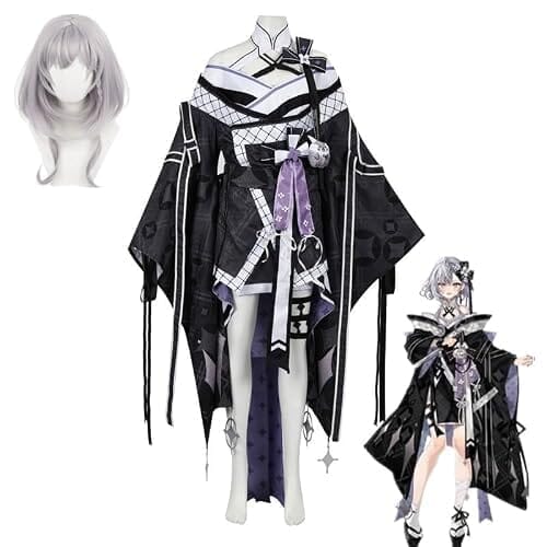 [ヤンババです] Tuber vestia zeta kimono vtuber hololive 着物 コスプレ衣装 ＋ウィッグ＋ 靴