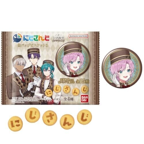 にじさんじ 缶バッジビスケット3 12個入りBOX (食玩)