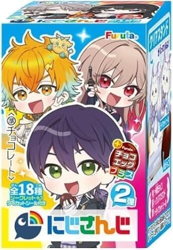 [クール便発送]フルタ チョコエッグプラス にじさんじ2 80個(10×8) ケース販売