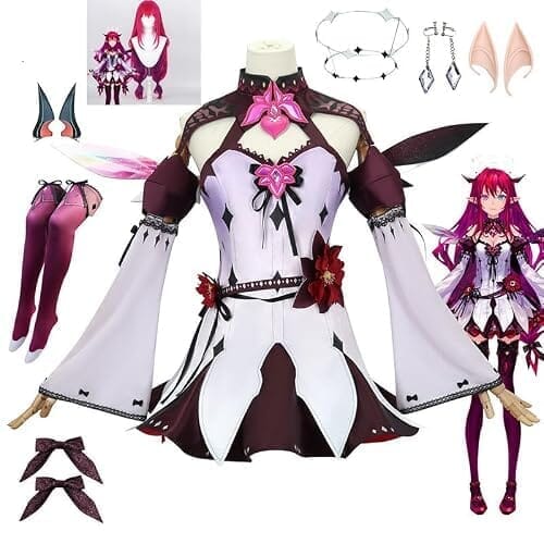 [エゴシー] 出品 実物撮影 Vtuber Hololive EN(JP) Cosplay Cos服 HOPE IRyS Costume コスプレ衣装+靴+かつら 全セット